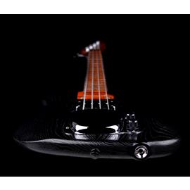 Basses Djerjinski Custom Guitars - Djerjinski Black Pie Bass - Basse 4 cordes