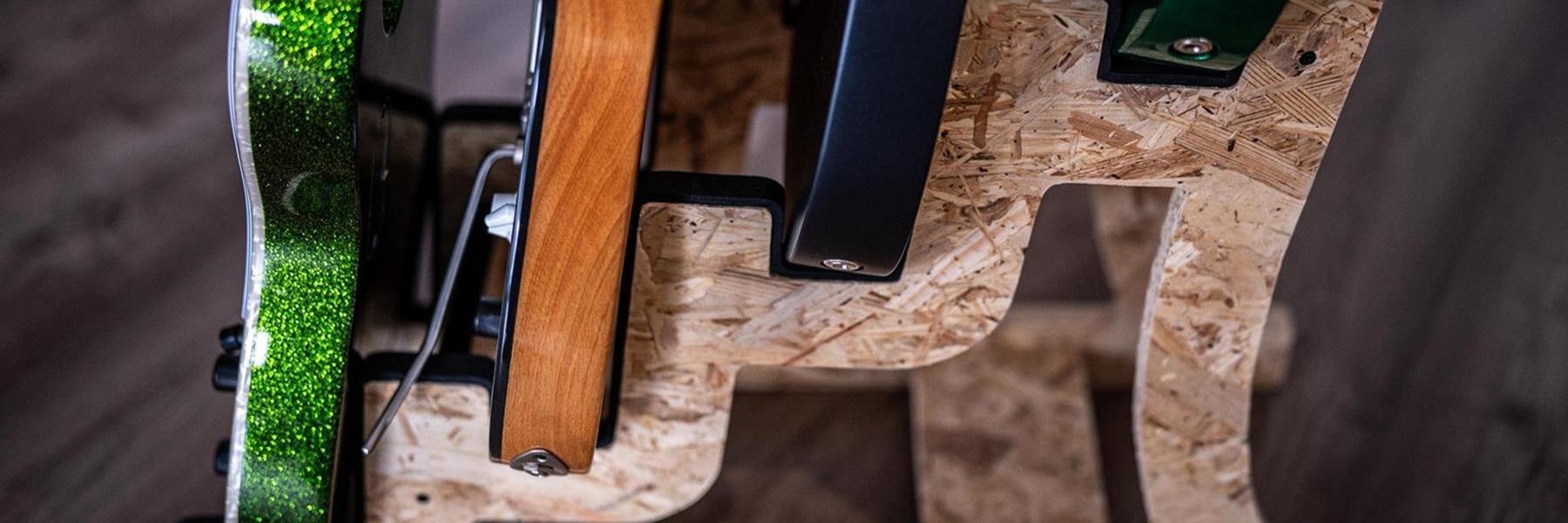 Rack guitare en bois : le support idéal pour protéger et sublimer vos guitares