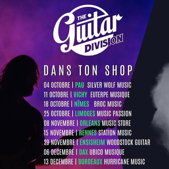 THE GUITAR DIVISION TOUR 2025: THE 100% GUITAR TOUR RETURNS TO FRANCE!