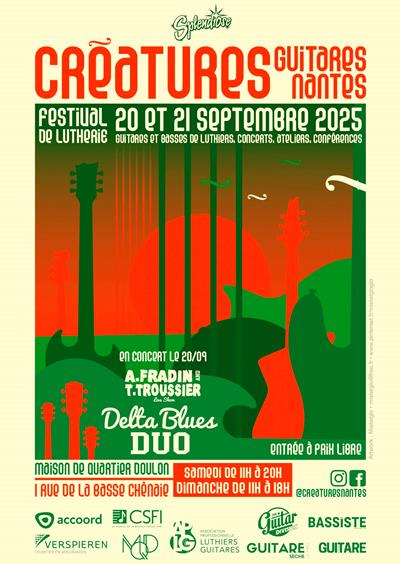 🎸 The Guitar Division becomes a partner of the Créatures 2025 Festival in Nantes