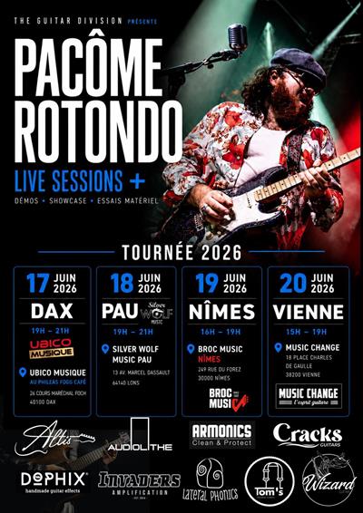 🎸 THE GUITAR DIVISION LIVE SESSIONS + avec Pacôme Rotondo