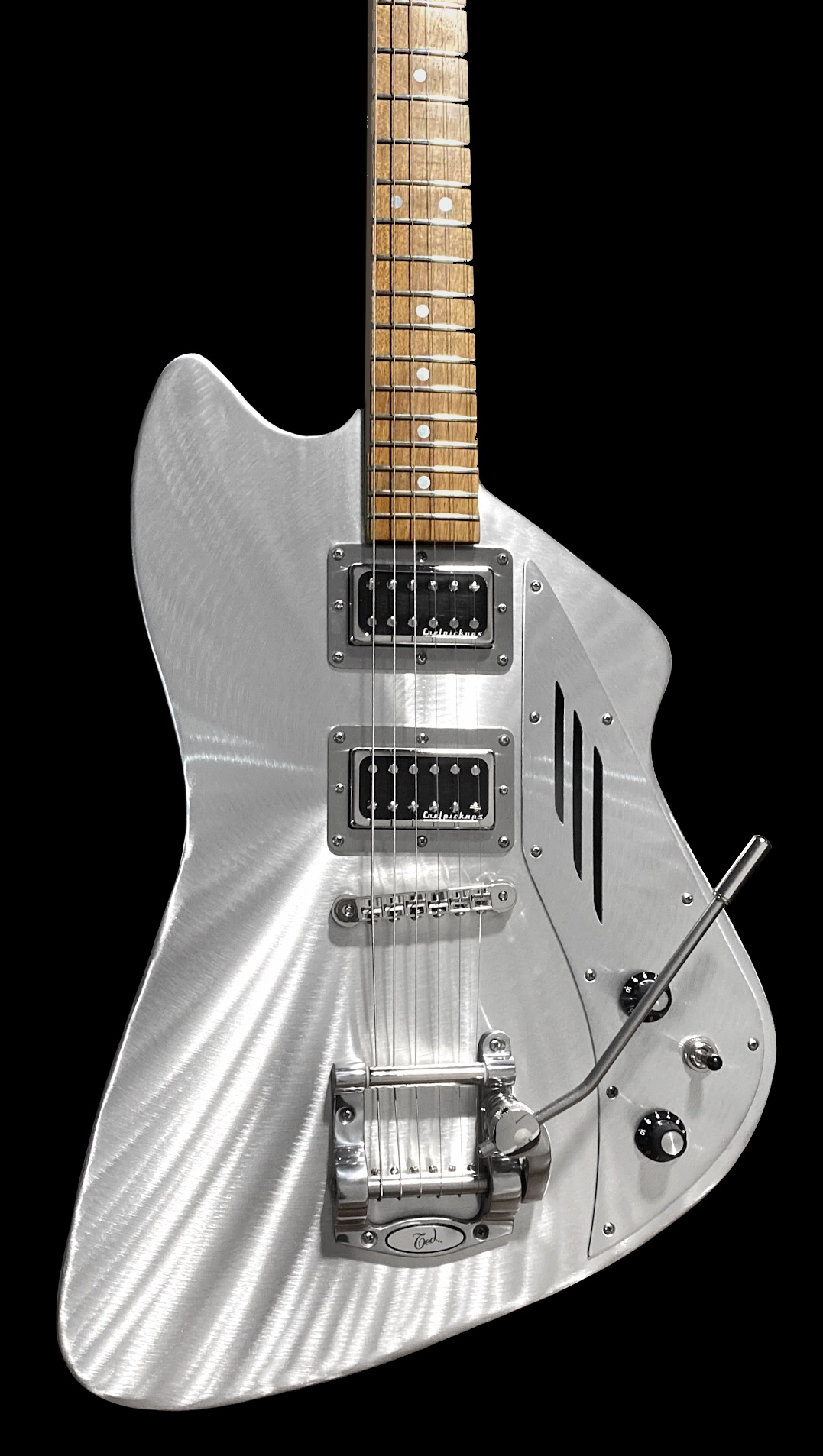 Yibuy - Vibrato Pour Guitare électrique - Alliage De Zinc Argenté - 224 X 98 Mm - Montage Facile - Pour Droitier