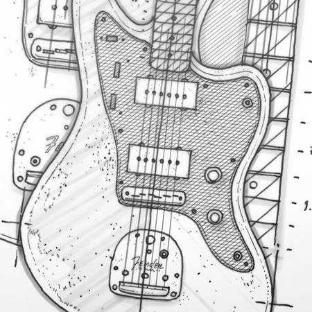 Art Print / Fender Jazzmaster 1958 | Lifestyle The Cappel