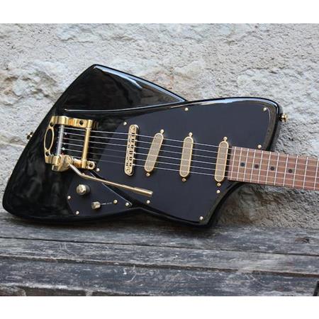 Guitares électriques Pistol Guitars - Black Spaceboard - Guitares 6 cordes