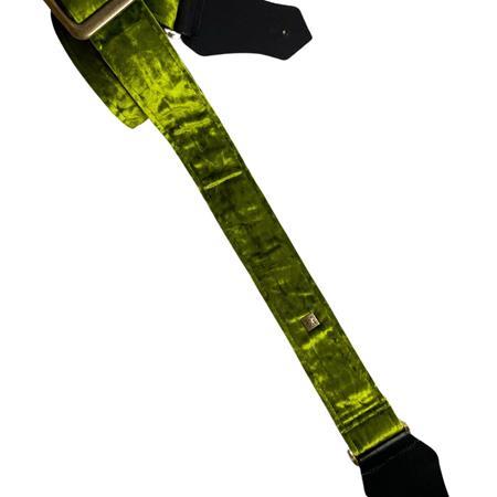 Accessories GET'M GET'M INC. - Boujee Velvet 2\" Guitar Strap - Peridot Green - Straps