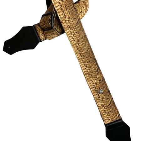 Ac­ces­soires pour Gui­tares & Basses GET'M GET'M INC - Diamondback 2\" Guitar Strap - Rattler Brown - Sangles