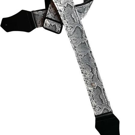 Accessories GET'M GET'M INC. - Diamondback 2\" Guitar Strap - Rattler White - Straps