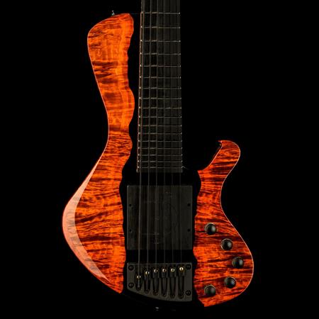 Basses Djerjinski Custom Guitars - Djerjinski Black River - Basse 6 cordes