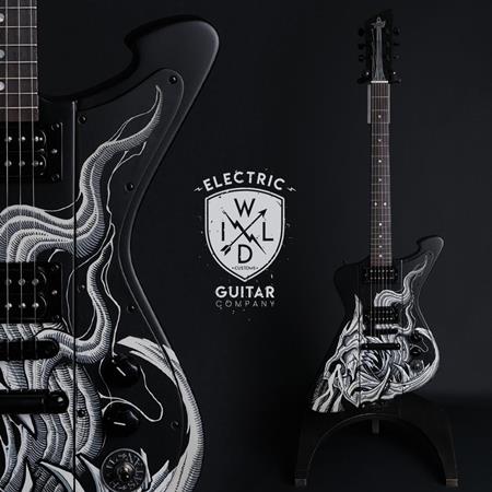 Guitares électriques Wild Custom Guitars - FIREWILD MYSTERY MACHINE - Guitares 6 cordes