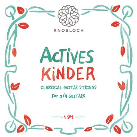 Ac­ces­soires pour Gui­tares & Basses Knobloch Strings - ACTIVES KINDER 33.5 Kg ( 3/4 guitar ) - Guitare Classique