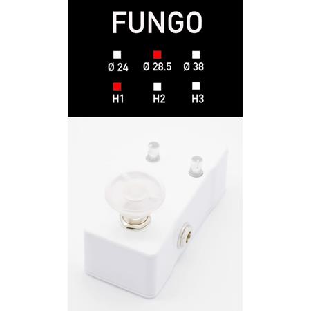 Effects & Pedals Pedal Room Italy - Fungo Ø 28,5mm - H 15,5mm - D28H1 -  Plexi Transparent, Plexi Pink, Plexi Yellow - Accessories