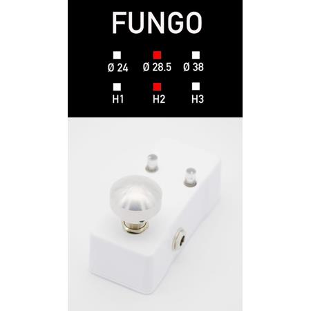 Effects & Pedals Pedal Room Italy - Fungo Ø 28mm - H 20,5mm - D28H2 - Aluminum, Chrome, Nichel Black, Gold, Red, Orange, Green, Blue, Purple, Yellow - Accessories