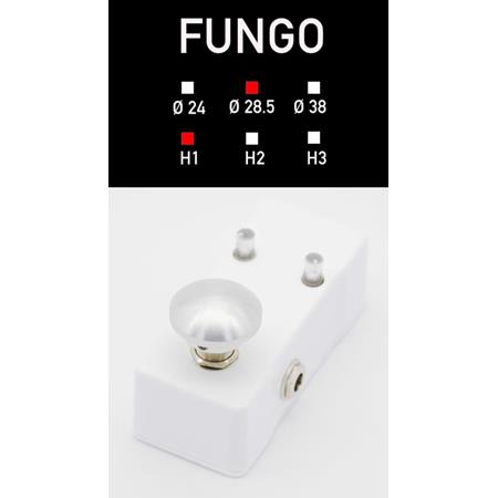 Effects & Pedals Pedal Room Italy - Fungo Ø 28,5mm - H 15,5mm - D28H1 - Aluminum, Chrome, Nichel Black, Gold, Red, Orange, Green, Blue, Purple, Pink, Black, Yellow - Accessories