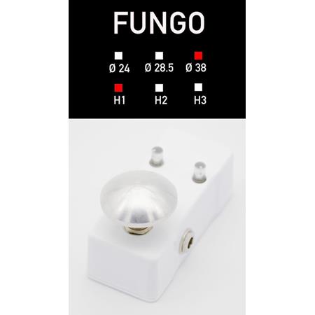 Effects & Pedals Pedal Room Italy - Fungo Ø 38mm - H 18mm - D38H1 - Aluminum, Chrome, Nichel Black, Gold, Red, Orange, Green, Blue, Purple, Pink, Black, Yellow - Accessories