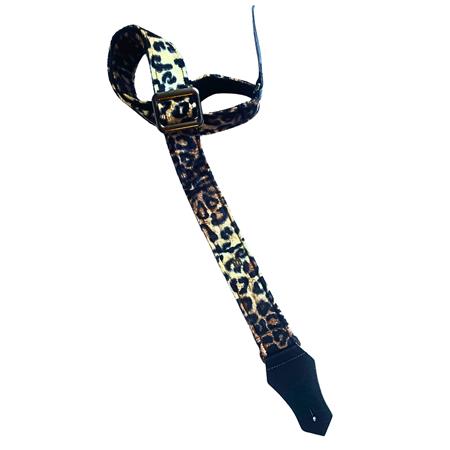 Ac­ces­soires pour Gui­tares & Basses GET'M GET'M INC. - Get'm Get'm Dark Leopard Guitar & Bass Strap - Sangles