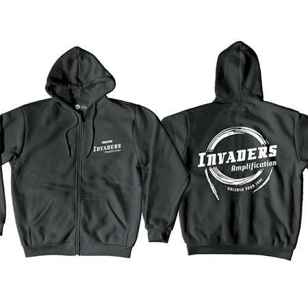 Lifestyle Invaders Amplification - Invaders Hoodie Zipper Black - Textile
