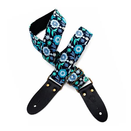 Ac­ces­soires pour Gui­tares & Basses Bourbon Strap Guitar - JEANS FLOWER - Sangles