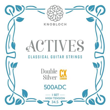 Ac­ces­soires pour Gui­tares & Basses Knobloch Strings - ACTIVES CX Carbon High Tension 500ADC 34.5 Kg - Guitare Classique