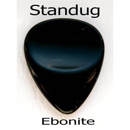 Ac­ces­soires pour Gui­tares & Basses Dugain - Modèle ergonomique Standug  Ebonite Droitier - Mediators