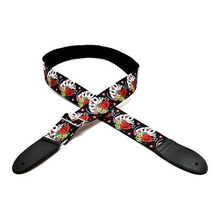 Ac­ces­soires pour Gui­tares & Basses Bourbon Strap Guitar - POKER - Sangles