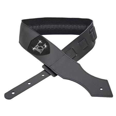 Ac­ces­soires pour Gui­tares & Basses BG Franck Bichon - Sangle Logo BG Glam - Noir - GLGBG10 - Sangles