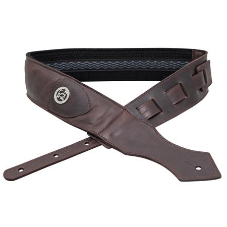 Ac­ces­soires pour Gui­tares & Basses BG Franck Bichon - Sangle Vintage- Marron - Sangles