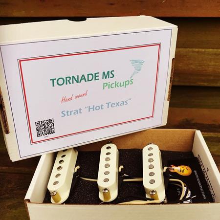 Ac­ces­soires pour Gui­tares & Basses Tornade MS Pickups - Set Strat Hot Texas - Guitare électrique