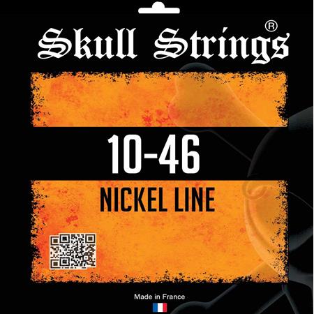 Ac­ces­soires pour Gui­tares & Basses Skull Strings - Skull Strings 10-46 Nickel Line - Guitare électrique