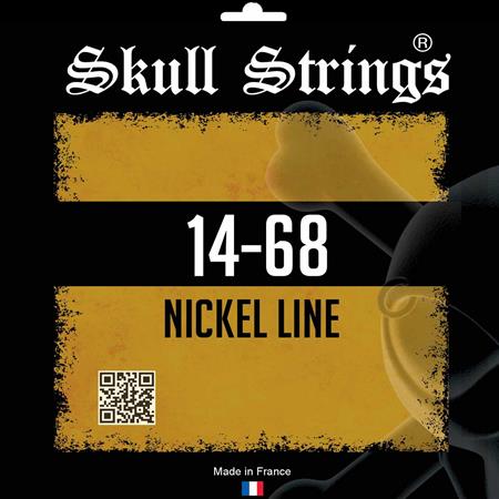 Ac­ces­soires pour Gui­tares & Basses Skull Strings - Skull Strings 14-68 Nickel Line - Guitare électrique