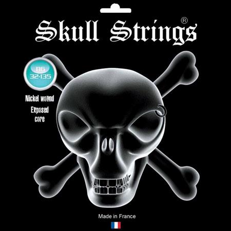 Ac­ces­soires pour Gui­tares & Basses Skull Strings - Skull Strings Basse 6 cordes 32-135 Exposed - Basse