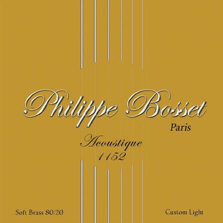 Ac­ces­soires pour Gui­tares & Basses Philippe BOSSET - Acoustique  - Soft-brass 80/20 11-52 - Guitare acoustique
