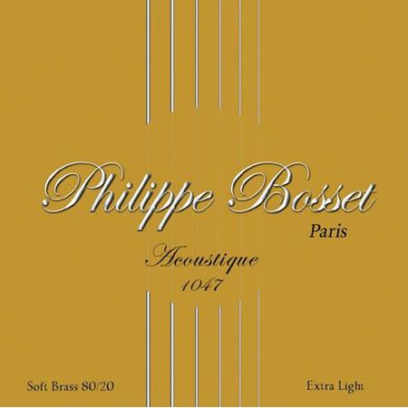 Ac­ces­soires pour Gui­tares & Basses Philippe BOSSET - Acoustique - Soft-brass 80/20 10-47 - Guitare acoustique