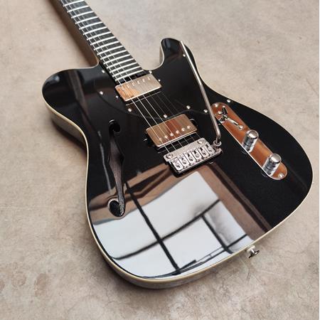 Electric guitars Dejardin Guitare - T'LIght Black Cat - 6-string guitars