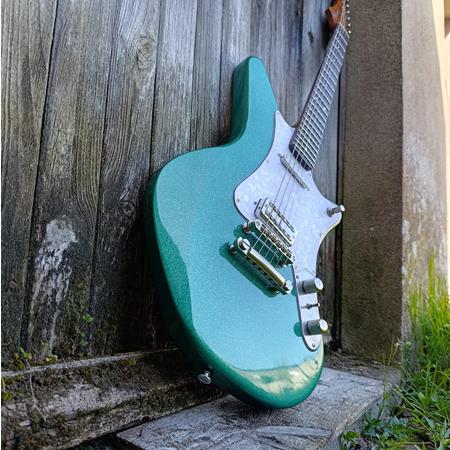 Guitares électriques WIZARD GUITARS - Trigger Cadillac Green Sparkle - Guitares 6 cordes