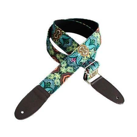 Ac­ces­soires pour Gui­tares & Basses Bourbon Strap Guitar - VELVET KALEIDOSCOPE - Sangles