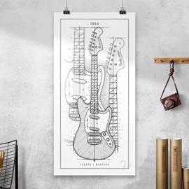 Lifestyle The Cappel - Art Print / Fender Mustang 1964 - Art