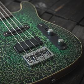 Basses Bach Guitar and Bass - BACH TCBASS GREENCRACKLE - Basse 4 cordes