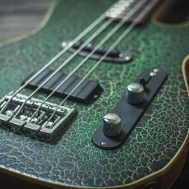Basses Bach Guitar and Bass - BACH TCBASS GREENCRACKLE - Basse 4 cordes