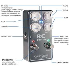 Effets Guitares & Basses Xotic California - Bass RC Booster V2 - Booster