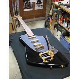 Guitares électriques Pistol Guitars - Black Spaceboard - Guitares 6 cordes