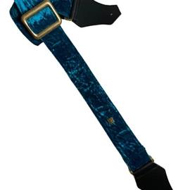 Accessories GET'M GET'M INC. - Boujee Velvet 2\" Guitar Strap - Aquamarine Teal - Straps