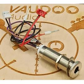 Ac­ces­soires pour Gui­tares & Basses Vaudoo Audio - Connecteur jack pré-câblé pour preamp et Power Block Plug'N'Play - Electronique