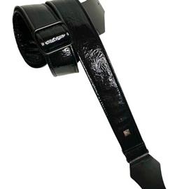 Accessories GET'M GET'M INC. - Distressed Vernice 2\" Guitar Strap - Black - Straps