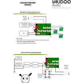 Ac­ces­soires pour Gui­tares & Basses Vaudoo Audio - Dubbeldoo - Préampli - Electronique