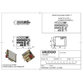 Ac­ces­soires pour Gui­tares & Basses Vaudoo Audio - Dubbeldoo - Préampli - Electronique