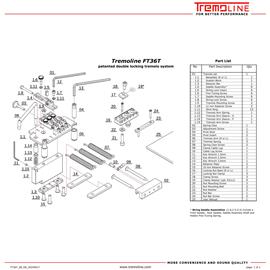 Guitares électriques Tremoline - FT36T-L2-SP tremolo system - Tremolo