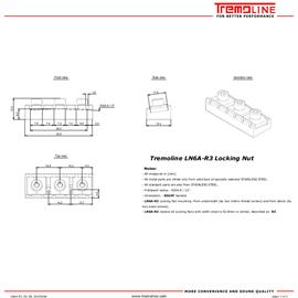 Guitares électriques Tremoline - FT36T-R3-SP tremolo system - Tremolo