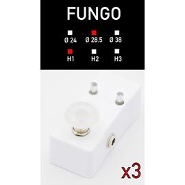 Effects & Pedals Pedal Room Italy - Fungo Ø 28,5mm - H 15,5mm - D28H1 - 3Pcs: Plexi Transparent, Plexi Pink, Plexi Yellow - Accessories
