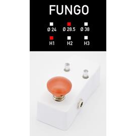 Effects & Pedals Pedal Room Italy - Fungo Ø 28,5mm - H 15,5mm - D28H1 - Aluminum, Chrome, Nichel Black, Gold, Red, Orange, Green, Blue, Purple, Pink, Black, Yellow - Accessories