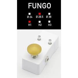Effects & Pedals Pedal Room Italy - Fungo Ø 28,5mm - H 15,5mm - D28H1 - Aluminum, Chrome, Nichel Black, Gold, Red, Orange, Green, Blue, Purple, Pink, Black, Yellow - Accessories